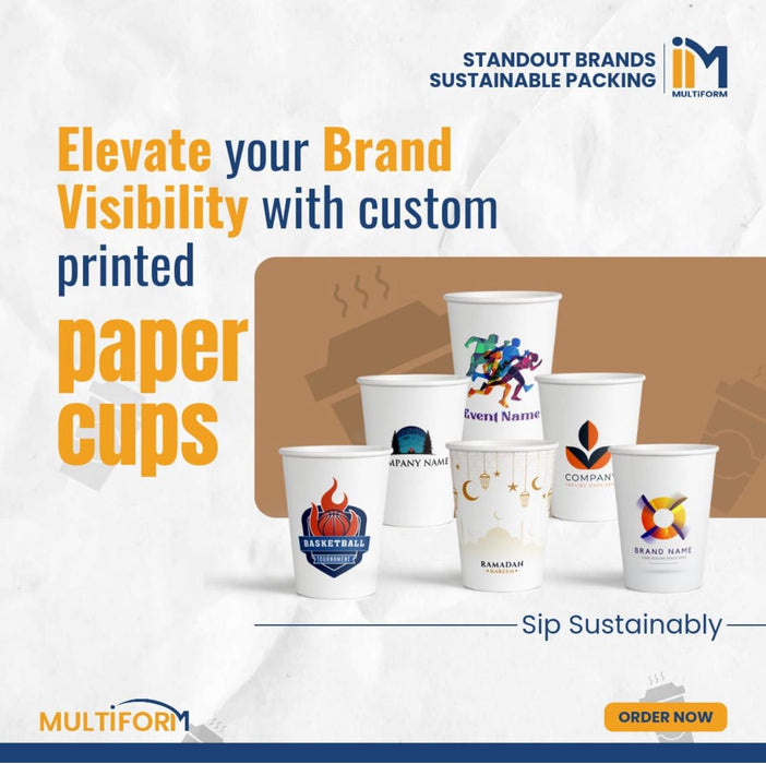 Printed Single Wall Paper Cups