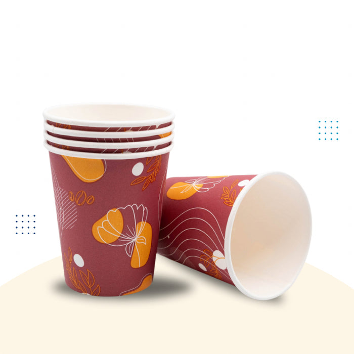 7oz Printed Paper Cup w/out Handle ( 1000 Pcs )