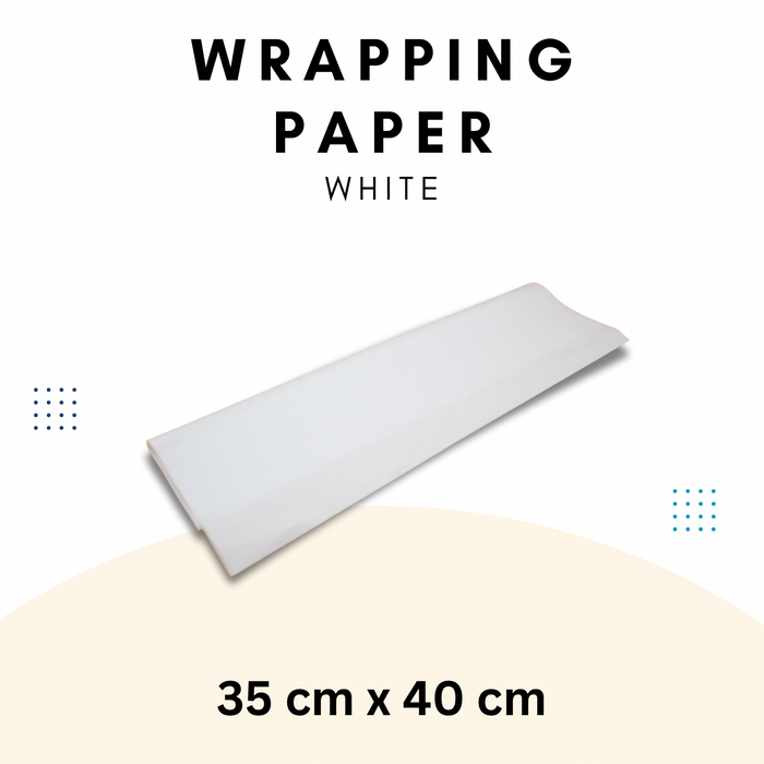 White - 35cm x 40cm Hamburger Wrapping Paper ( 5000 Pcs )